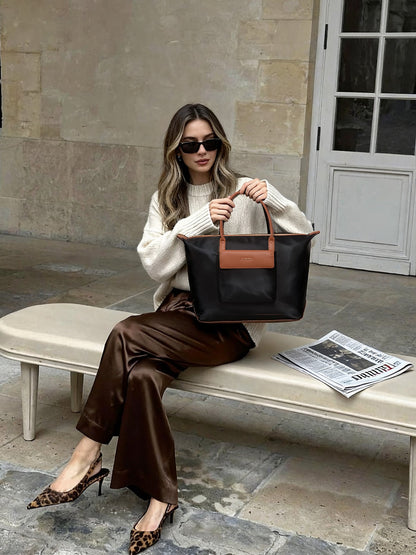 Grace Laptop Tote, Ink Brown (US ONLY)