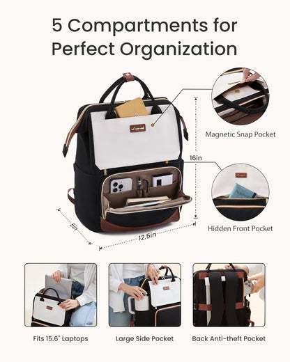 Cute Casual Laptop Backpack, 15.6" 17.3", 5000