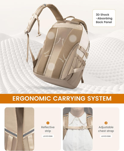 2Pcs Travel College Backpack, 15.6", 5009