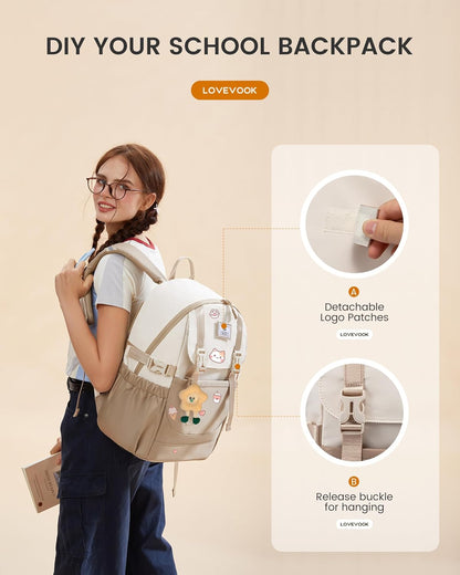 2Pcs Travel College Backpack, 15.6", 5009