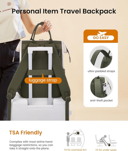 Stylish School Backpack, 15.6" 17", 5116