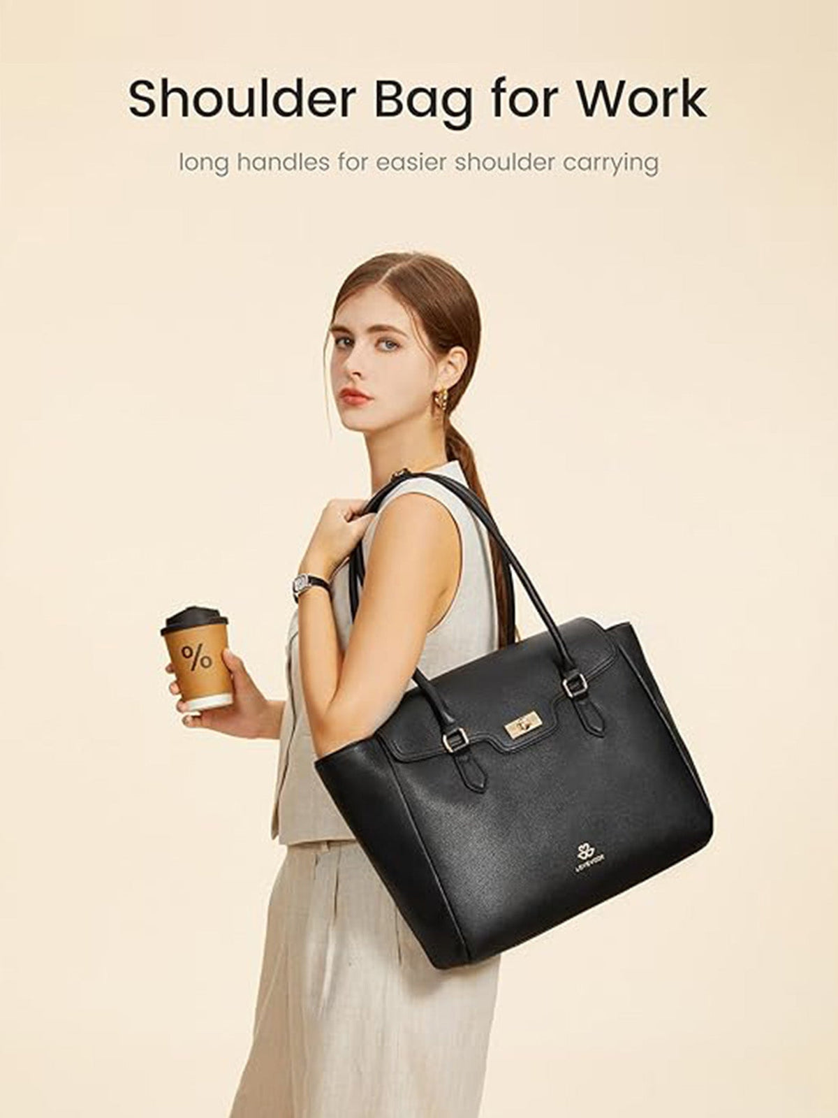 Laptop Leather Bag 15.6" 17"