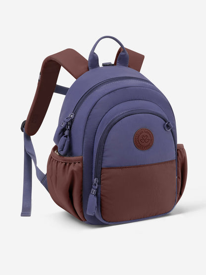 Puffer Kids Backpack, Beige Green