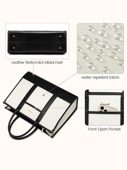 2Pcs Lightweight Computer Bag, 15.6" 17"