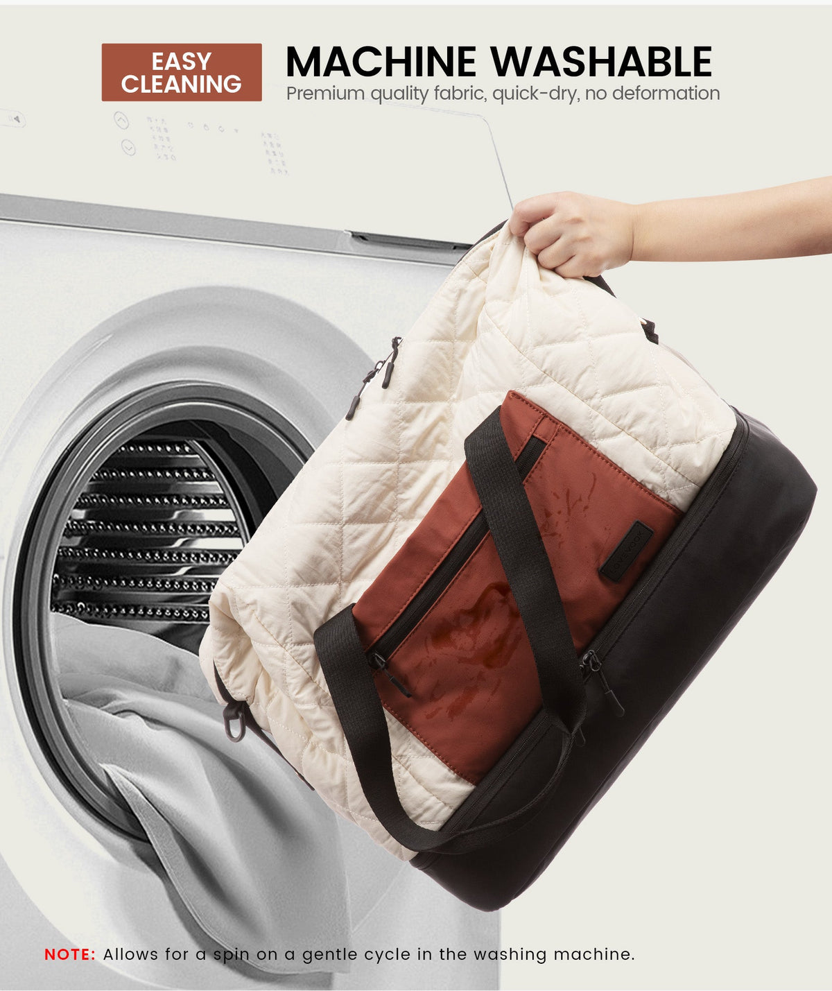 2Pcs Puffer Travel Duffel Bag