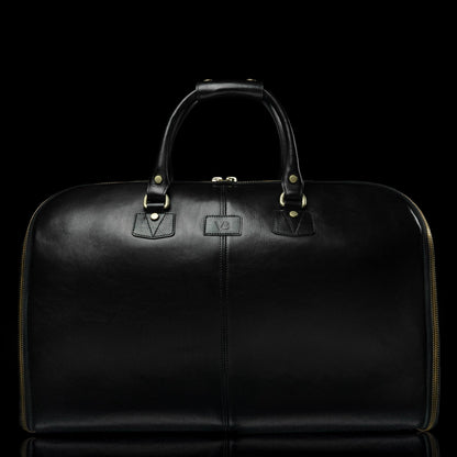 Leather Garment Duffel Bag