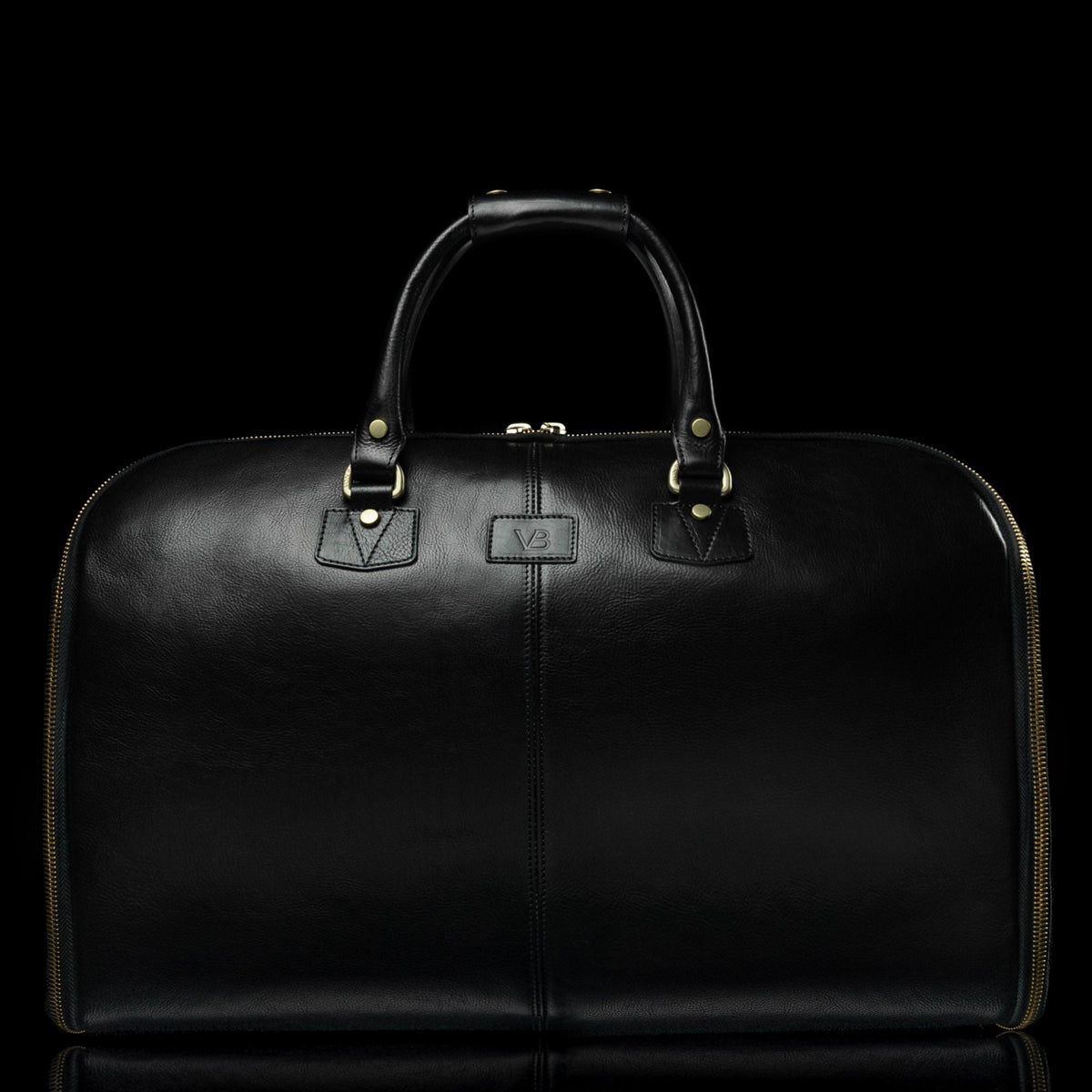 Women’s Leather Garment Weekender Bag