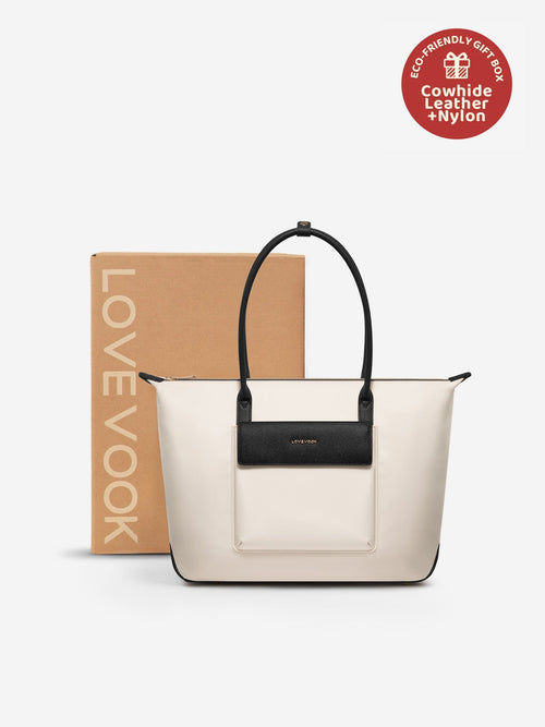 Grace Laptop Tote, Cloud Black (US ONLY)