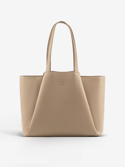 2Pcs Leather Shoulder Bag, 15.6"