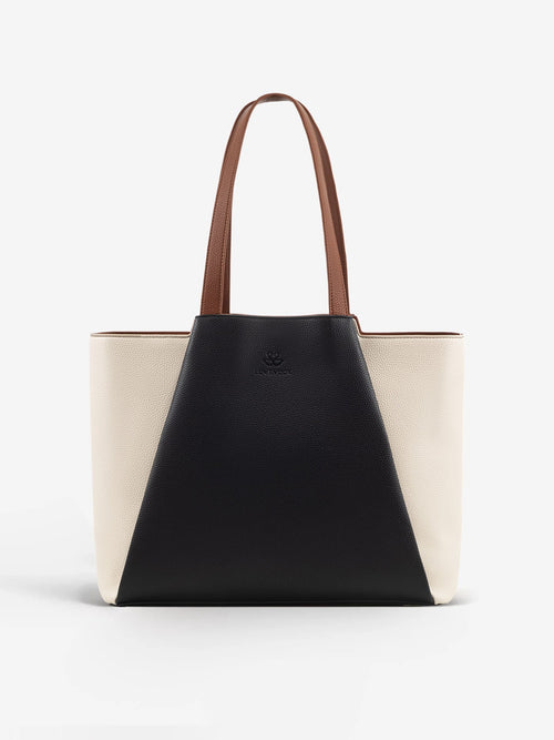 2Pcs Leather Shoulder Bag, 15.6"