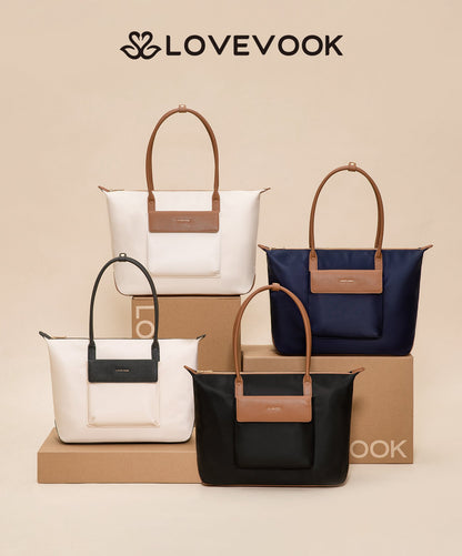 Grace Laptop Tote, Cream Brown (US ONLY)