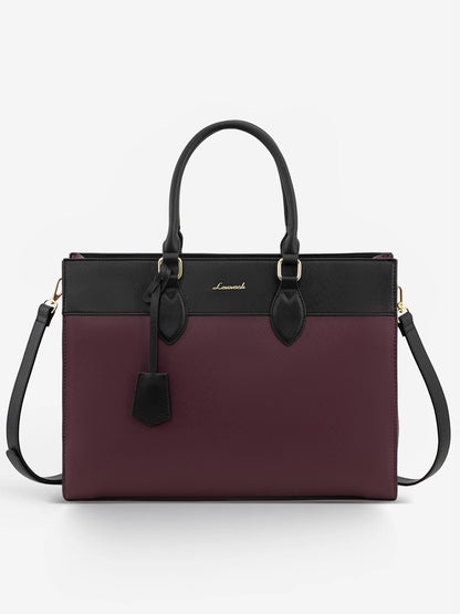 2Pcs Leather Computer Bag, 15.6" 17.3"