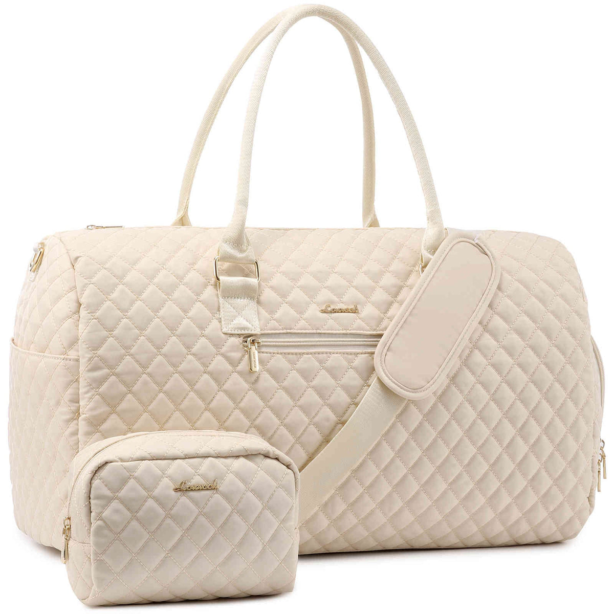 2Pcs Duffel Bag with Toiletry Bag