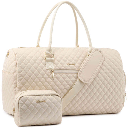 2Pcs Duffel Bag with Toiletry Bag