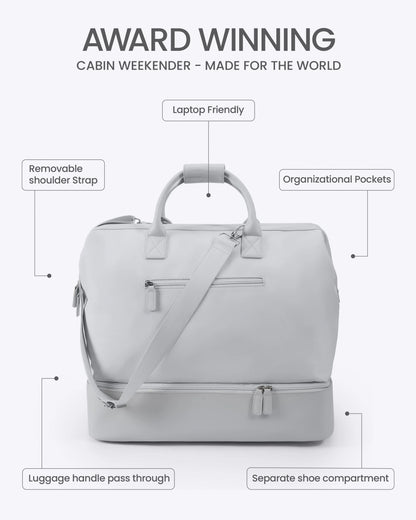 Vegan Cabin Weekender Bag