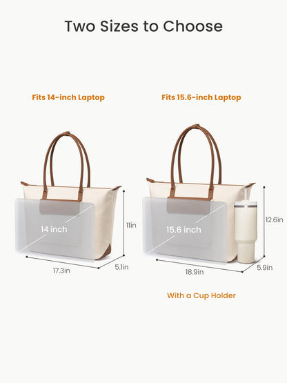 Grace Laptop Tote, Cloud Black (US ONLY)