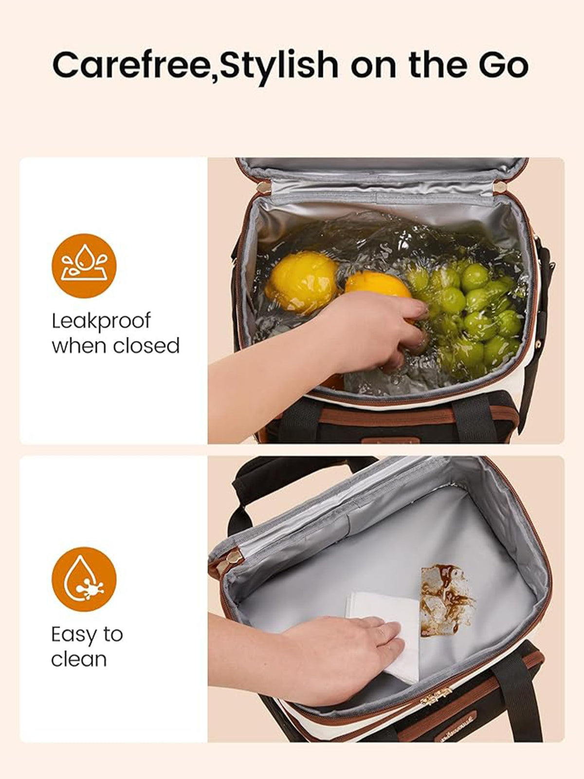 Insulated Lunch Tote Bag 15L/22L
