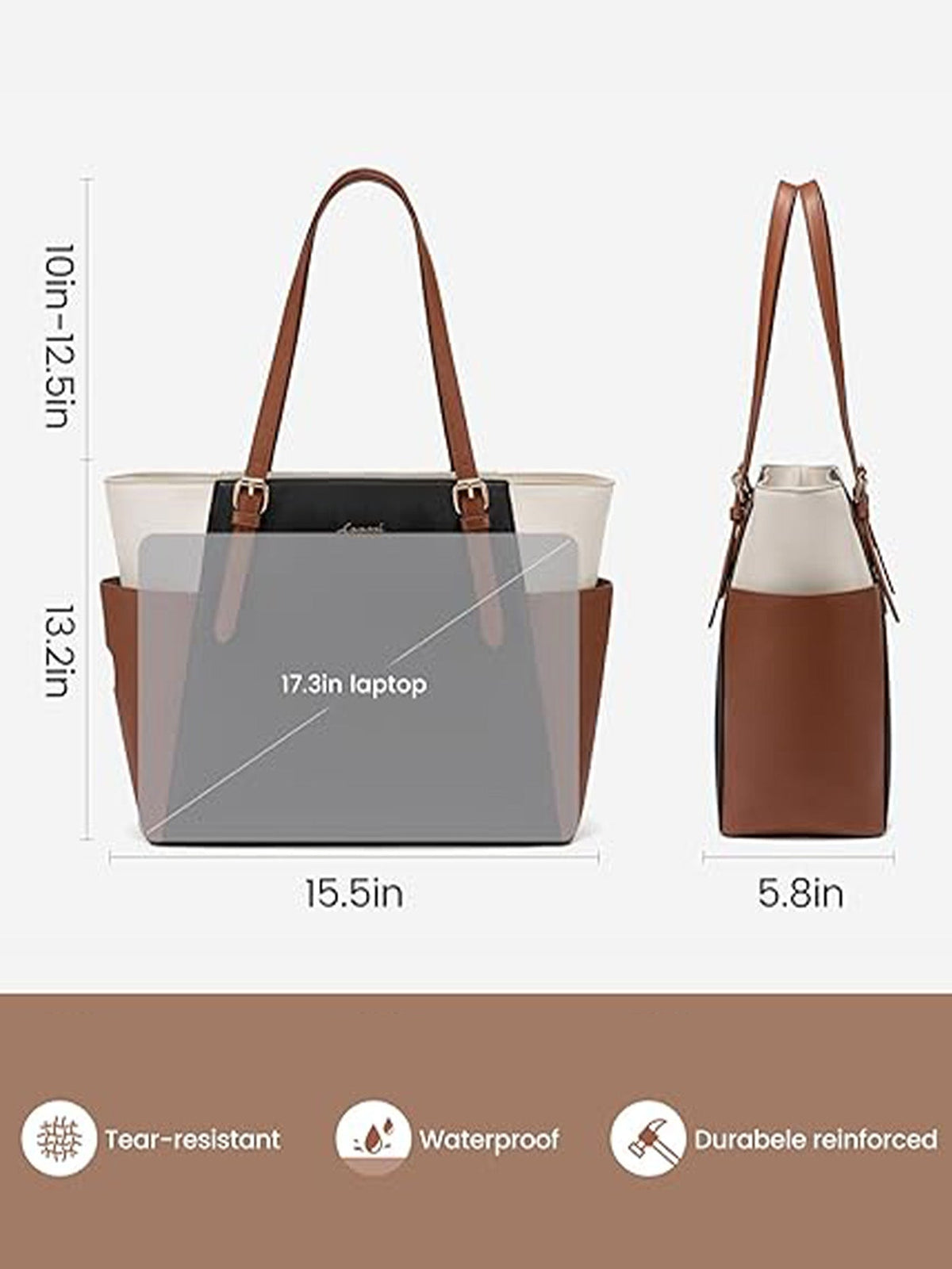 Laptop Tote Bag  15.6" 17.3"