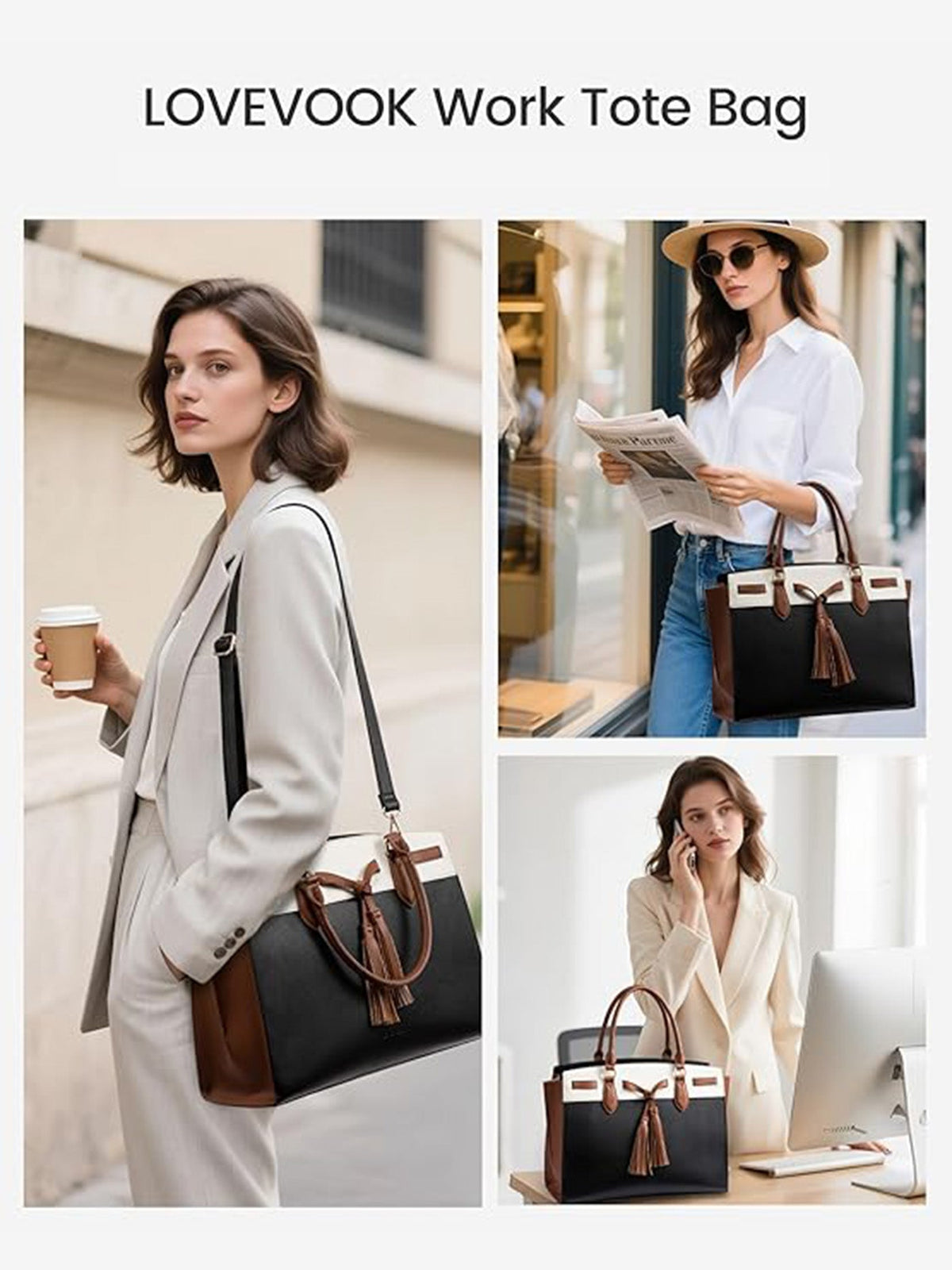 Leather Laptop Bag 15.6" 17.3"
