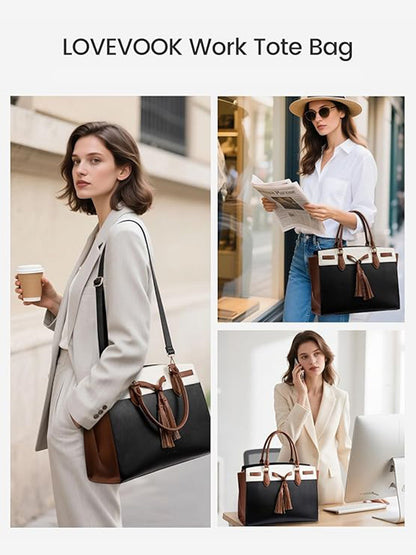 Leather Laptop Bag 15.6" 17.3"