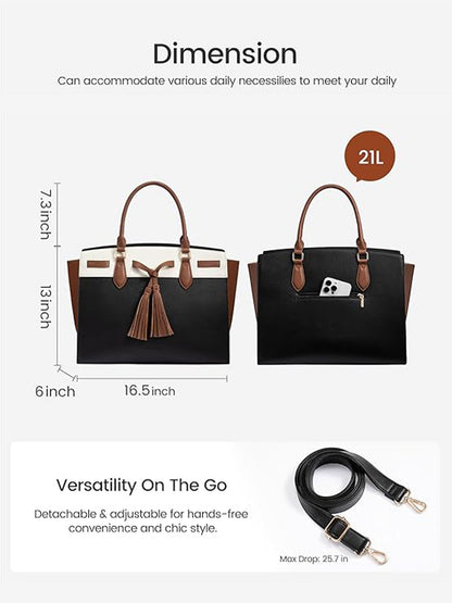 Leather Laptop Bag 15.6" 17.3"