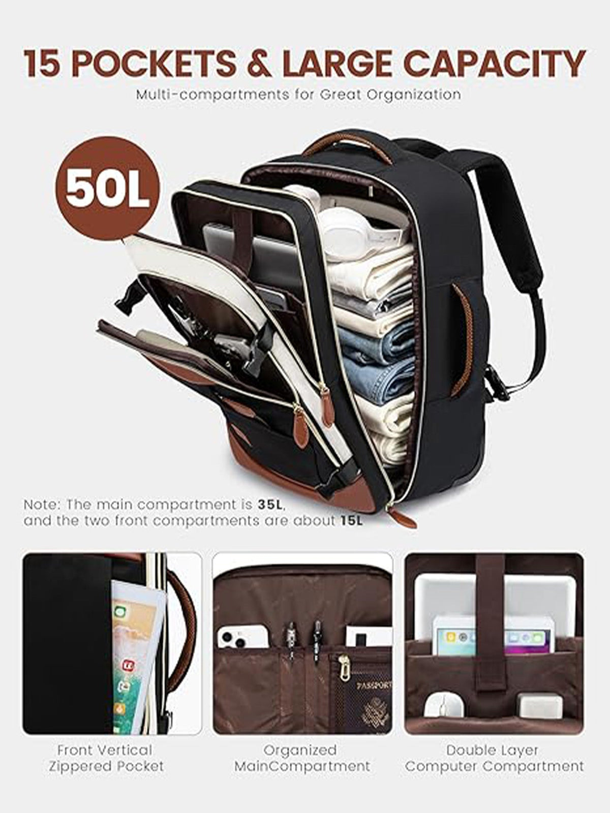 Rolling Backpack 50L (ONLY US )