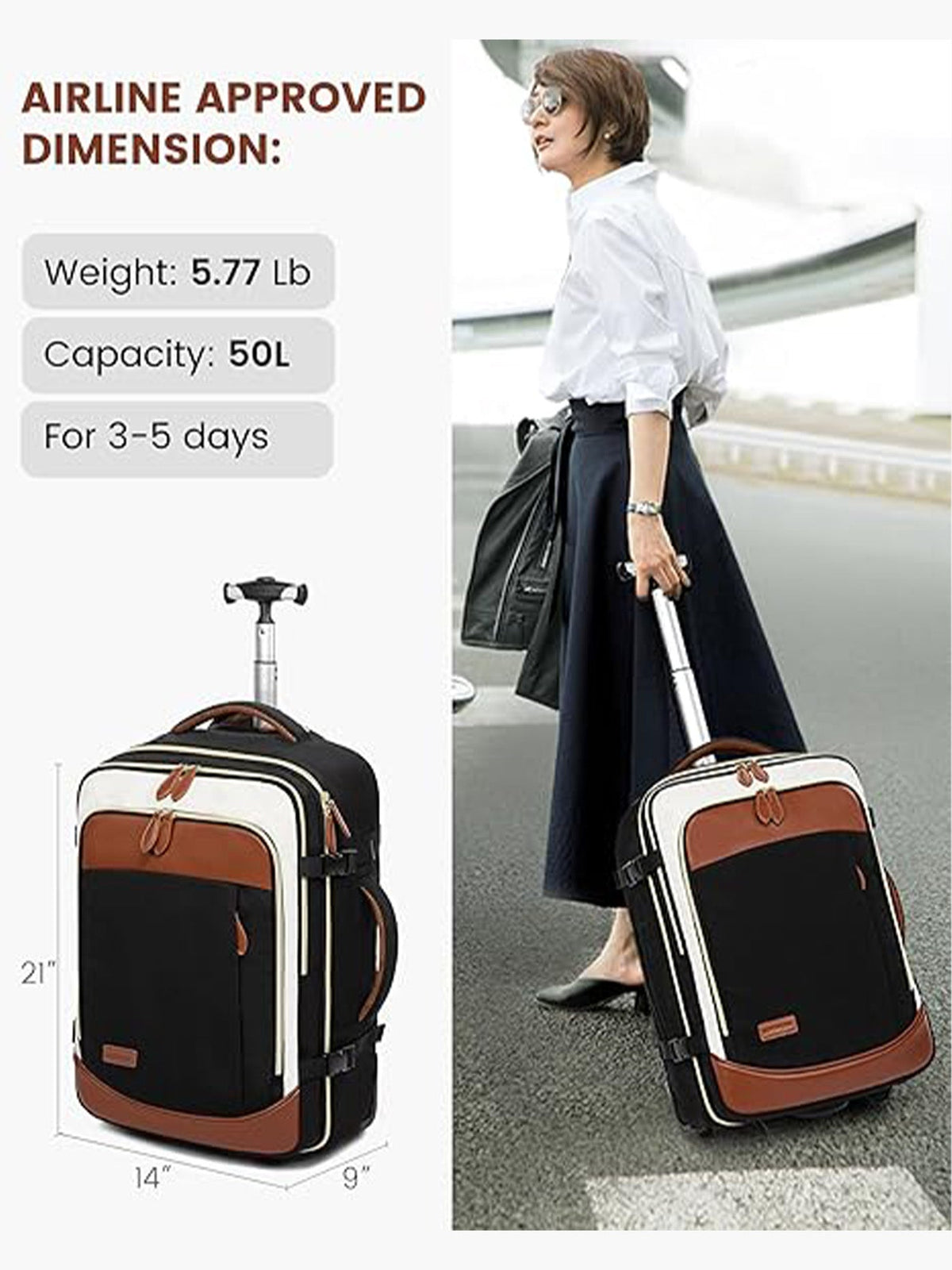 Rolling Backpack 50L (ONLY US )