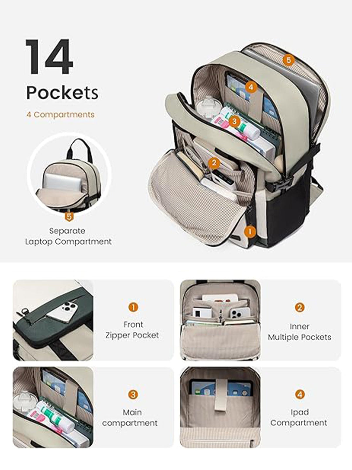 School Backpack 15.6" 17.3"
