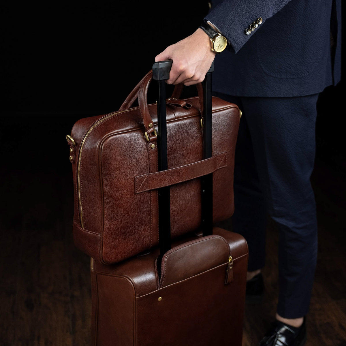 Large Leather Laptop Bag