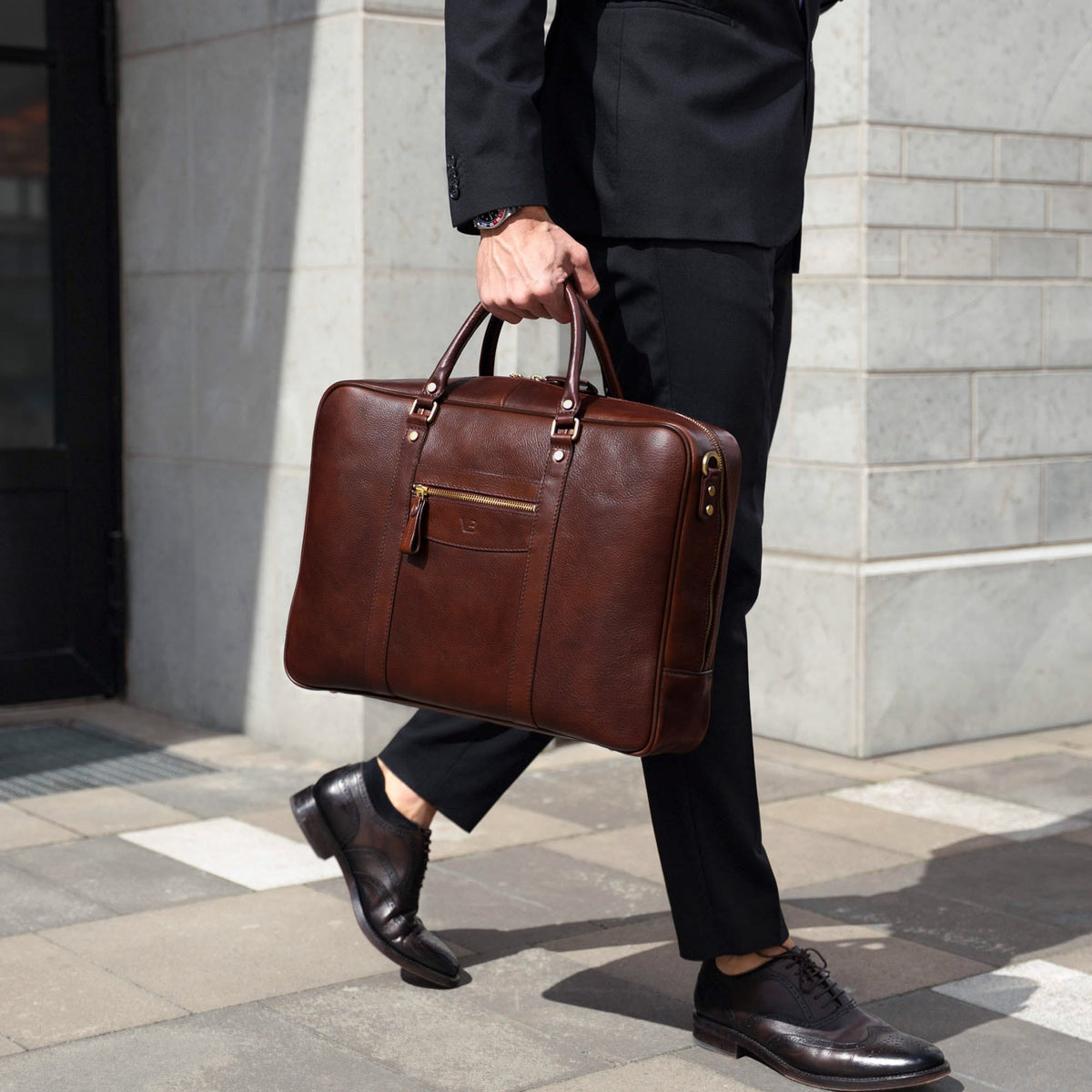 Large Leather Laptop Bag