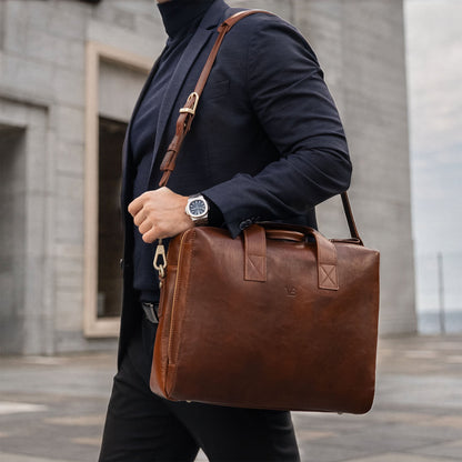 Essential Leather Briefcase