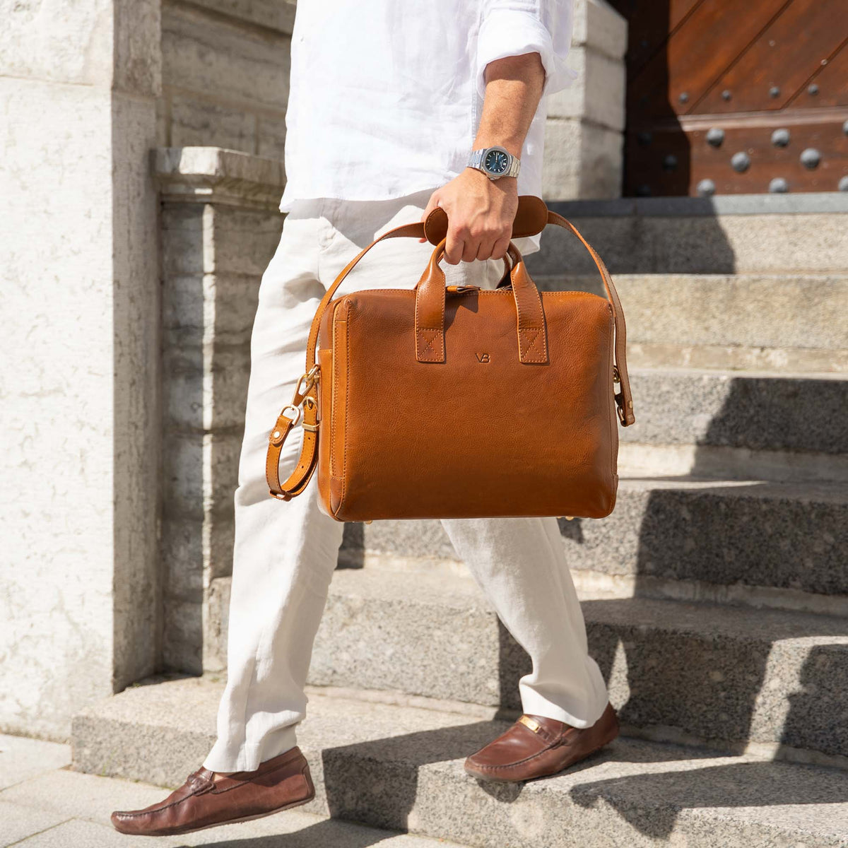 Essential Leather Briefcase