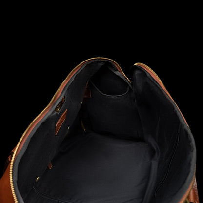 Leather Garment Duffel Bag