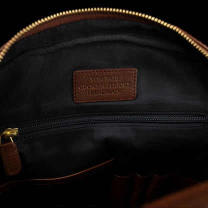 Liberty – Elegant Full-Grain Leather Backpack for Women