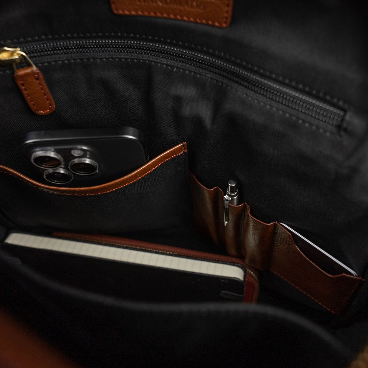 Liberty Men’s Leather Backpack