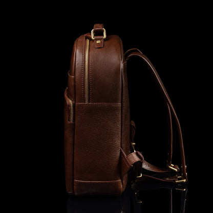 Liberty – Elegant Full-Grain Leather Backpack for Women