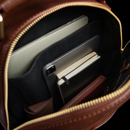 Liberty – Elegant Full-Grain Leather Backpack for Women