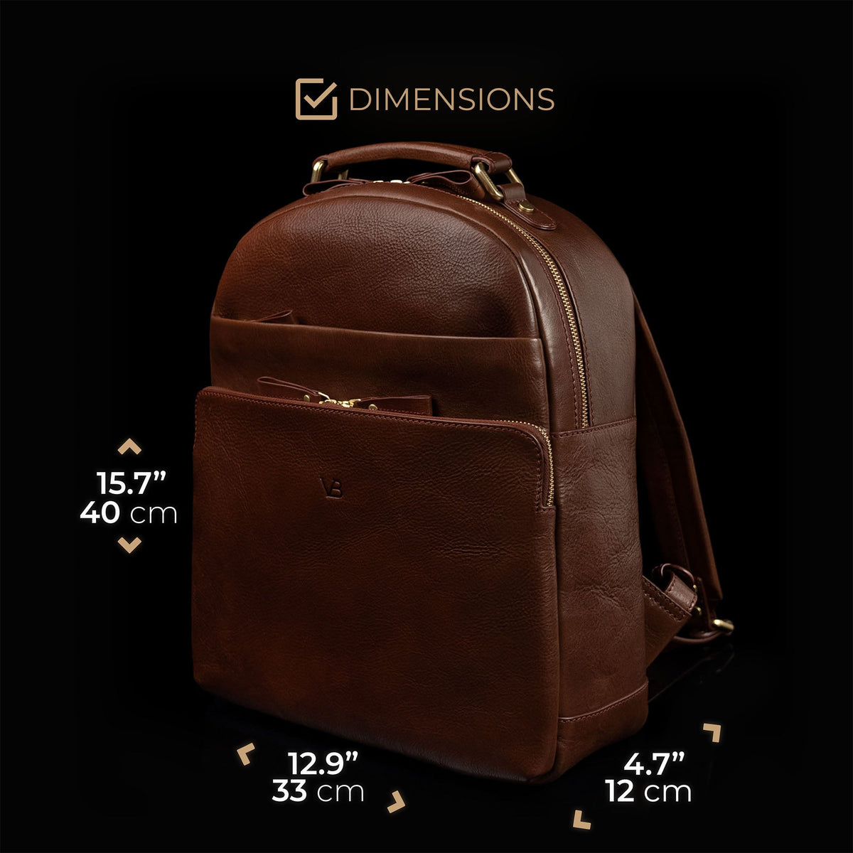 Liberty Men’s Leather Backpack