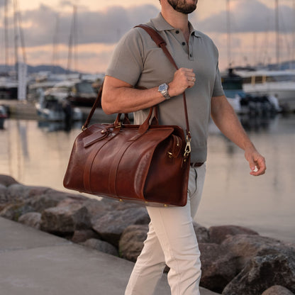 Leather Weekender Bag