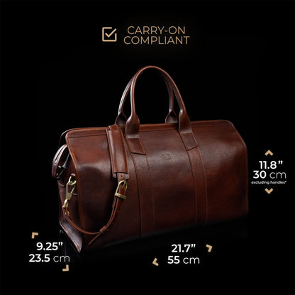 Women’s Leather Weekender Bag