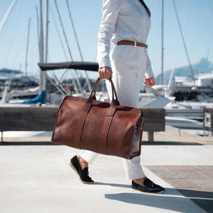 Women’s Leather Weekender Bag